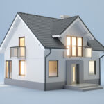 house model 3d render